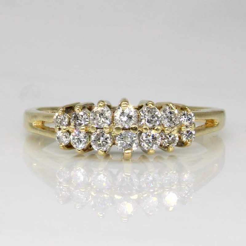 Shine Without Limits – Jewelry Sale Happening Now High Set Diamond Ring | 0.34ctw | SZ 9.25 |