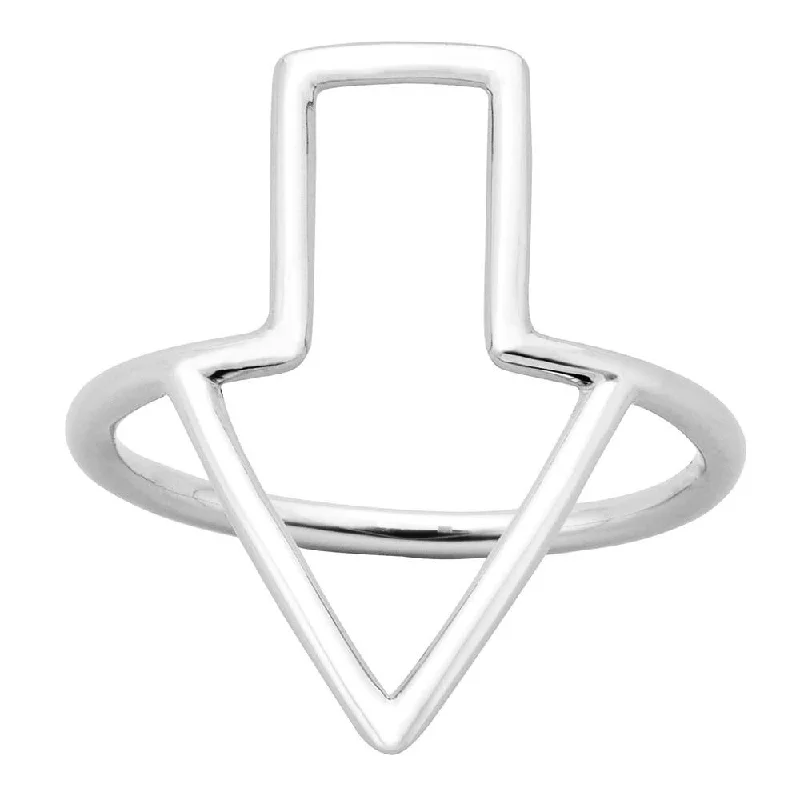 Special Jewelry Deals – Upgrade Your Collection Karen Walker Runaway Arrow Ring - Sterling Silver