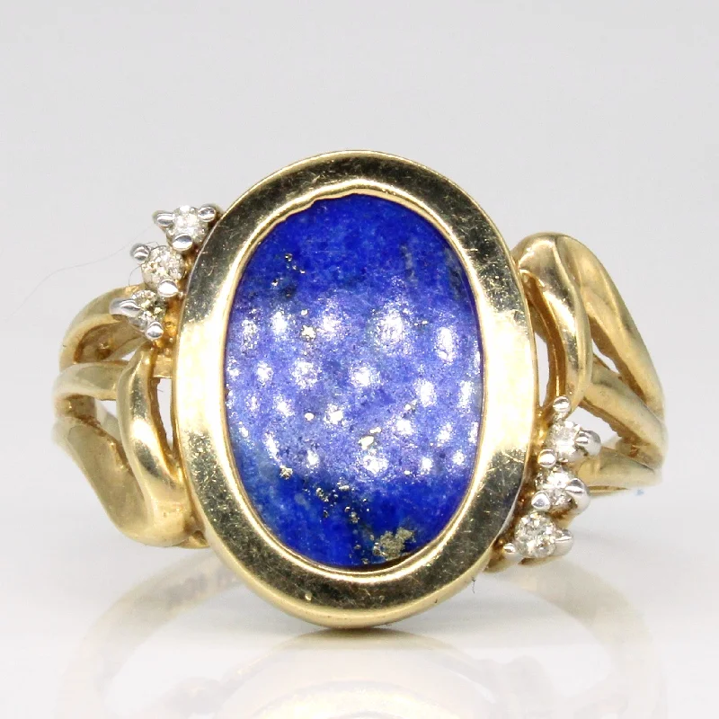 Jewelry Clearance – Final Chance To Save Big Lapis Cocktail 10k Ring | 2.20ct | SZ 7.75 |