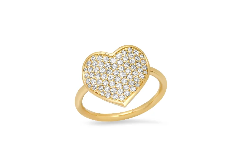 Limited-Stock Jewelry Clearance – Grab Your Favorites Now MS X SRJ Large Diamond Heart Ring Limited-Stock Jewelry Clearance – Grab Your Favorites Now MS X SRJ Large Diamond Heart Ring
