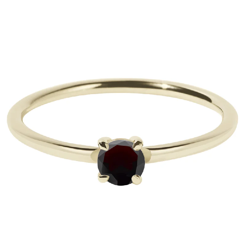 Final Call – Shop Exquisite Jewelry Before It's Gone Meadowlark Micro Round Ring - Thai Garnet