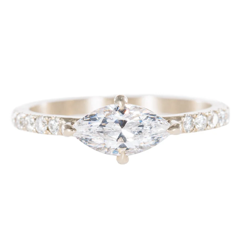 Don't Miss Our Biggest Jewelry Sale Of The Season Mia Marquis Ring Mounting - 18kw + Diamonds Don't Miss Our Biggest Jewelry Sale Of The Season Mia Marquis Ring Mounting - 18kw + Diamonds