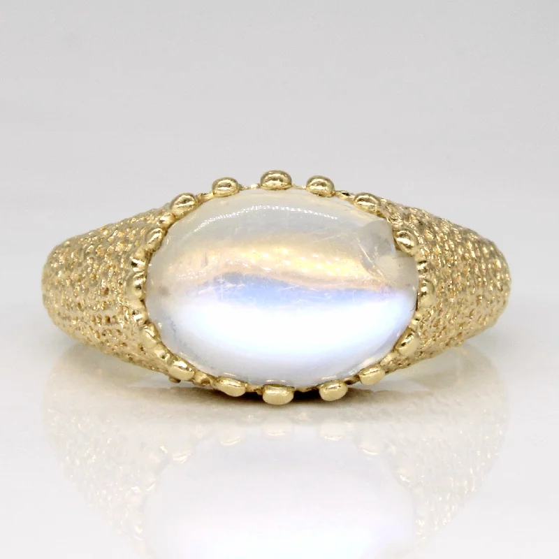 Elegant Jewelry, Affordable Luxury – Shop Now Moonstone Cocktail Ring | 2.45ct | SZ 6.5 |