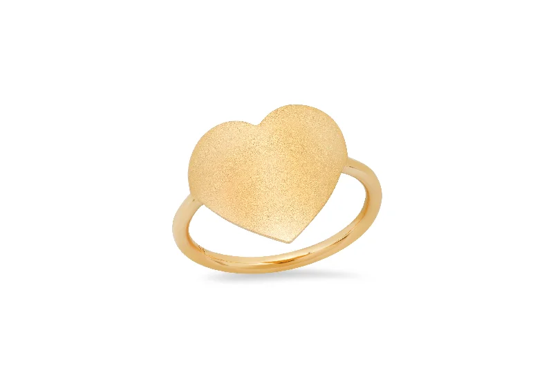 Exclusive Jewelry Bundles At Discounted Prices MS X SRJ Large Solid Heart Ring