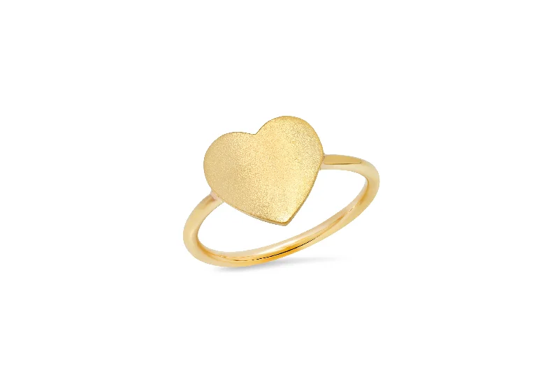 Bestselling Jewelry At Special Promotional Rates MS X SRJ Solid Heart Pinky Ring