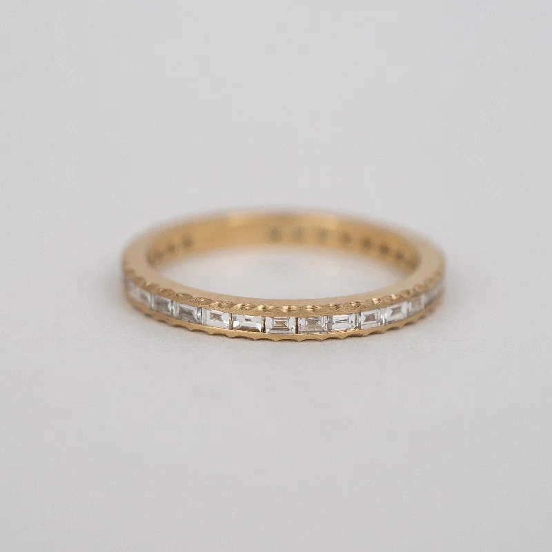 Limited-Stock Jewelry Sale – Shop Before It's Gone White Diamond Baguette Ratio Band