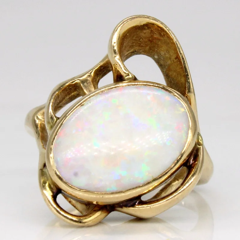 Seasonal Jewelry Deals – Elevate Your Style Opal Freeform Ring | 2.35ct | SZ 5.75 |