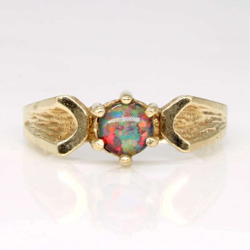 Exclusive Jewelry Sale – Limited-Time Discounts 10k Yellow Gold Opal Ring | 1.36ct | SZ 6.5 |