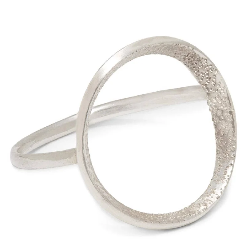 Elegant Jewelry, Exclusive Prices – Shop Now Oval Diamond Dusted Silver Ring by Christina Kober Elegant Jewelry, Exclusive Prices – Shop Now Oval Diamond Dusted Silver Ring by Christina Kober