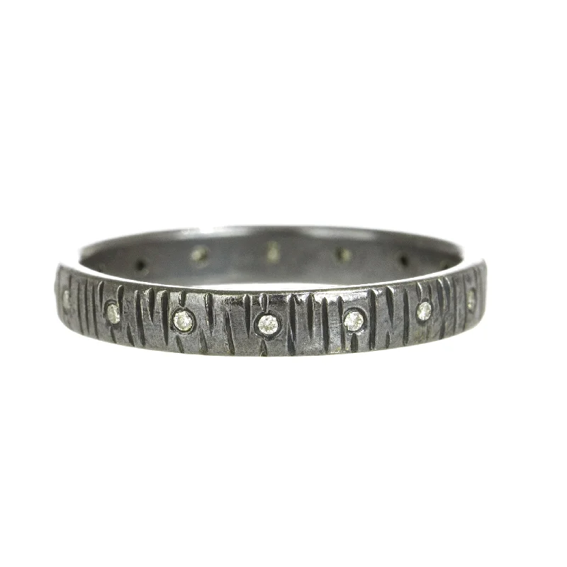 The Jewelry Sale You've Been Waiting For Is Here Oxidized Aspen Wedding Band - Oxidized Silver + VS Diamonds The Jewelry Sale You've Been Waiting For Is Here Oxidized Aspen Wedding Band - Oxidized Silver + VS Diamonds