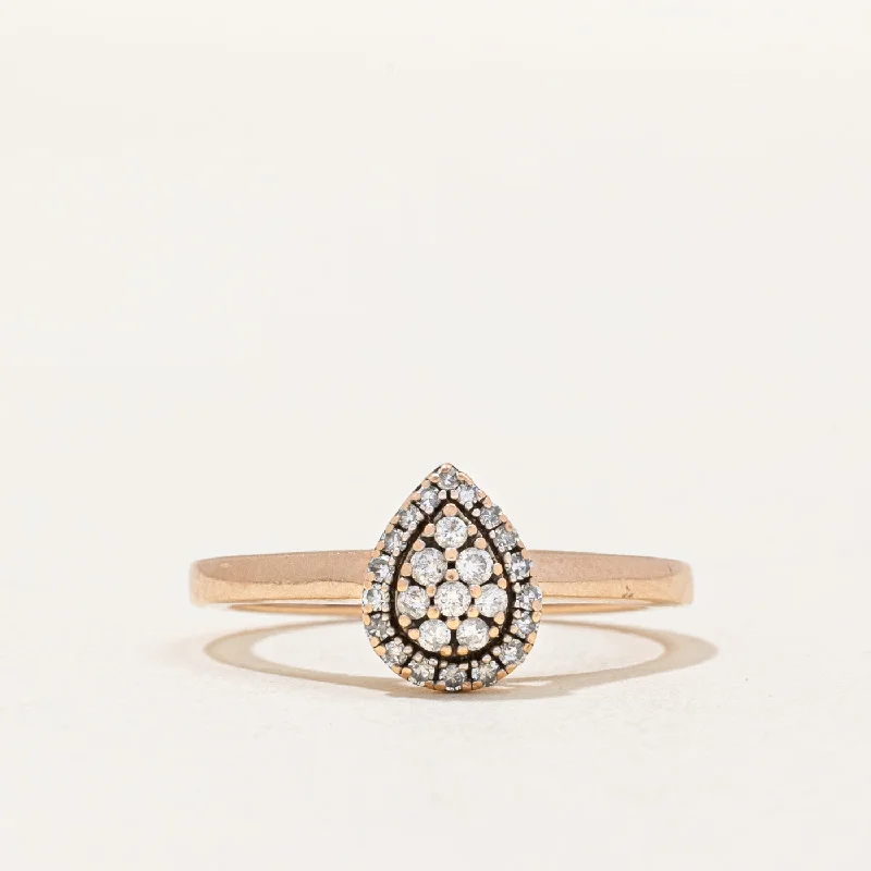 Flash Sale On Elegant Jewelry – Don't Miss Out Pear Shaped Diamond Pave Set Ring | 0.17ctw | SZ 6 | Flash Sale On Elegant Jewelry – Don't Miss Out Pear Shaped Diamond Pave Set Ring | 0.17ctw | SZ 6 |