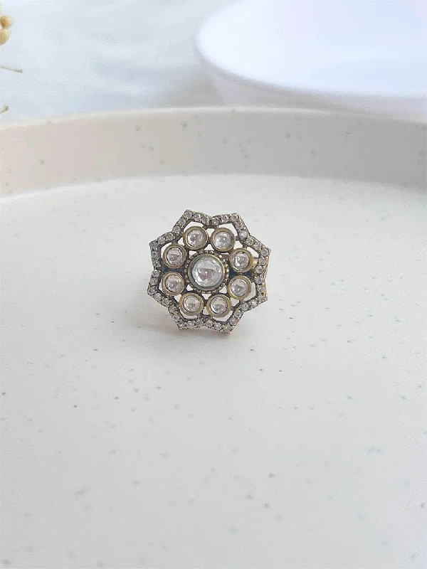 Unmissable Jewelry Sale – Shop Before It's Too Late Polki Diamond Shaped Ring