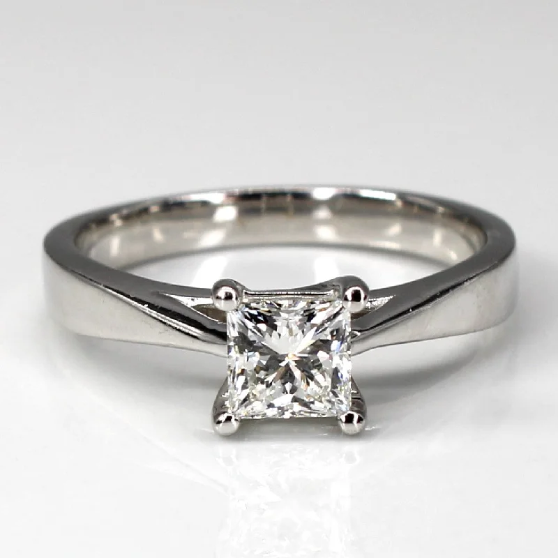 Elegant Jewelry At Unbeatable Prices – Shop Today Canadian Princess Diamond Engagement Ring | 0.72ct VS1 H | SZ 7 |