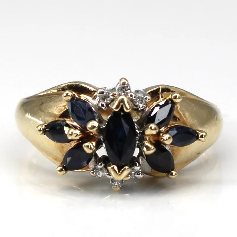 Elegant Jewelry, Exclusive Prices – Shop Now Sapphire & Diamond Cocktail Ring | 0.44ctw | 0.02ctw | SZ 6.75 | Elegant Jewelry, Exclusive Prices – Shop Now Sapphire & Diamond Cocktail Ring | 0.44ctw | 0.02ctw | SZ 6.75 |