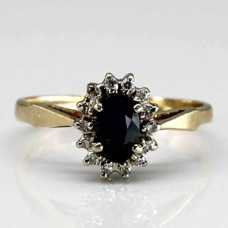 Jewelry Clearance – Final Chance To Save Big Sapphire & Diamond Cocktail Ring | 0.46ct | 0.07ctw | SZ 6 | Jewelry Clearance – Final Chance To Save Big Sapphire & Diamond Cocktail Ring | 0.46ct | 0.07ctw | SZ 6 |