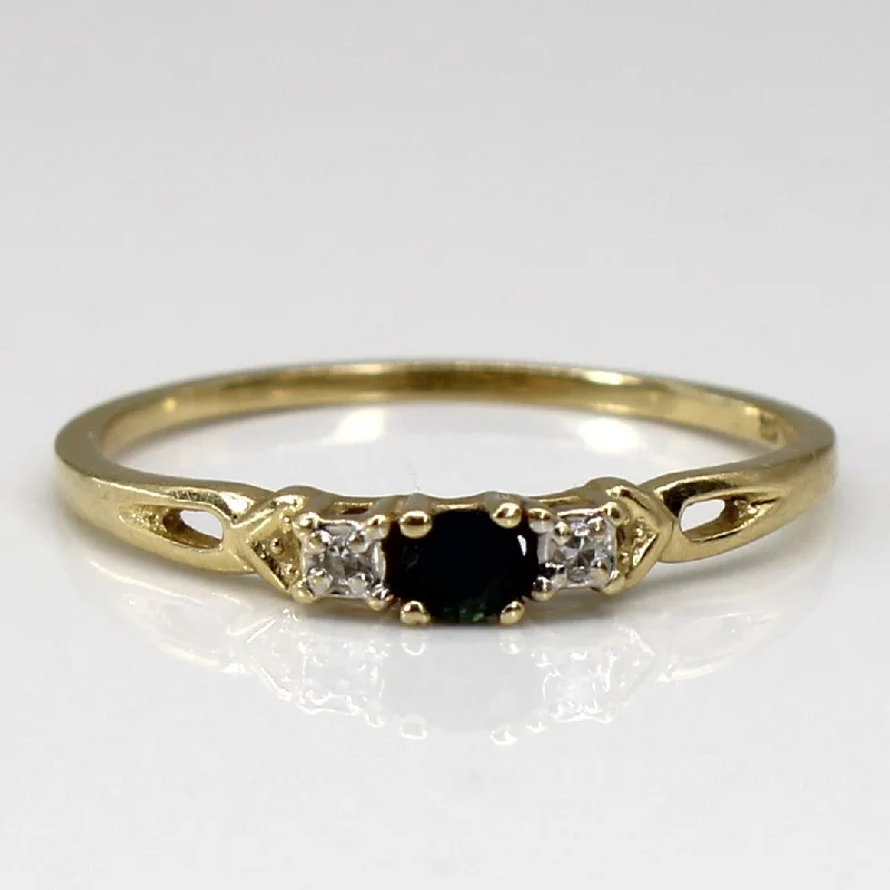Timeless Elegance At Unbelievable Discounts Sapphire & Diamond Ring | 0.10ct | 0.02ctw | SZ 6.75 | Timeless Elegance At Unbelievable Discounts Sapphire & Diamond Ring | 0.10ct | 0.02ctw | SZ 6.75 |