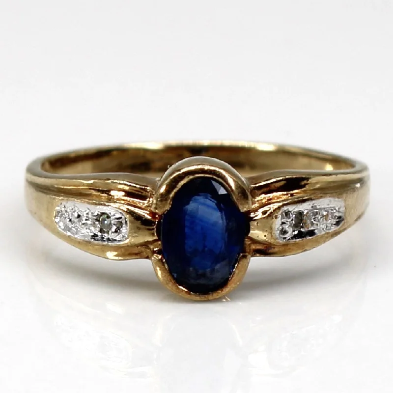 Your Perfect Accessory Now At The Best Price Sapphire & Diamond Ring | 0.30ct | 0.01ctw | SZ 5.5 |