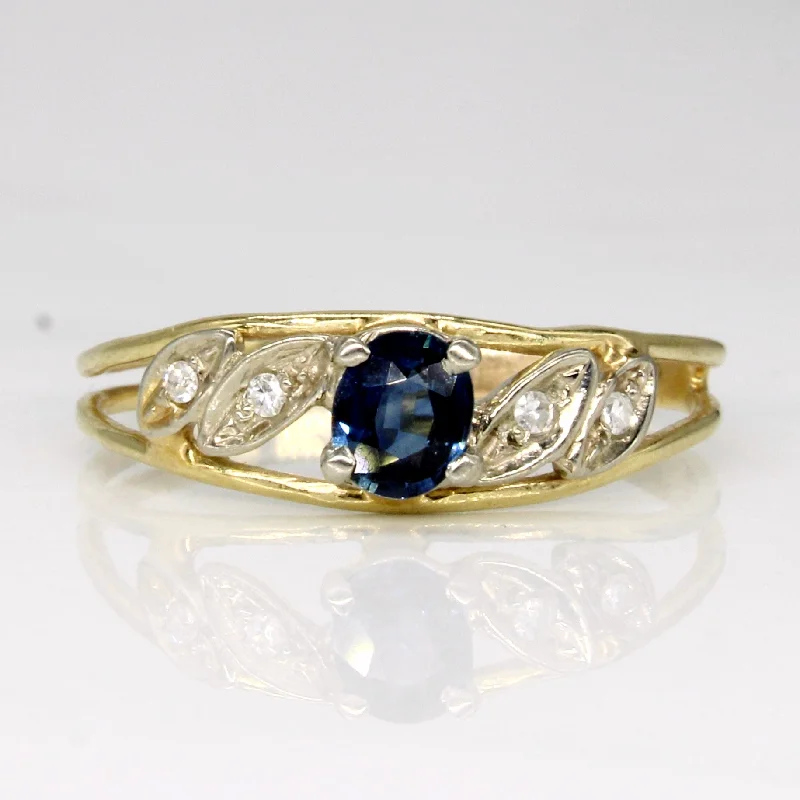 Big Discounts On Elegant Jewelry Collections Sapphire & Diamond Ring | 0.30ct, 0.04ctw | SZ 8 |