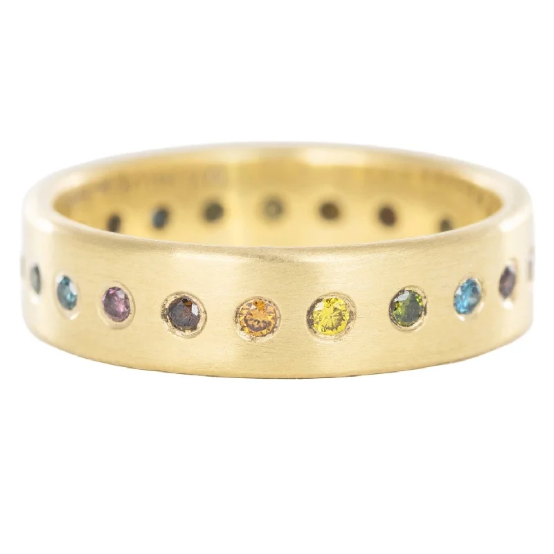 Luxury Jewelry Sale – Elegant Styles At Unbeatable Prices Slice Diamond Band - 18ky Gold + Colored Diamonds Luxury Jewelry Sale – Elegant Styles At Unbeatable Prices Slice Diamond Band - 18ky Gold + Colored Diamonds