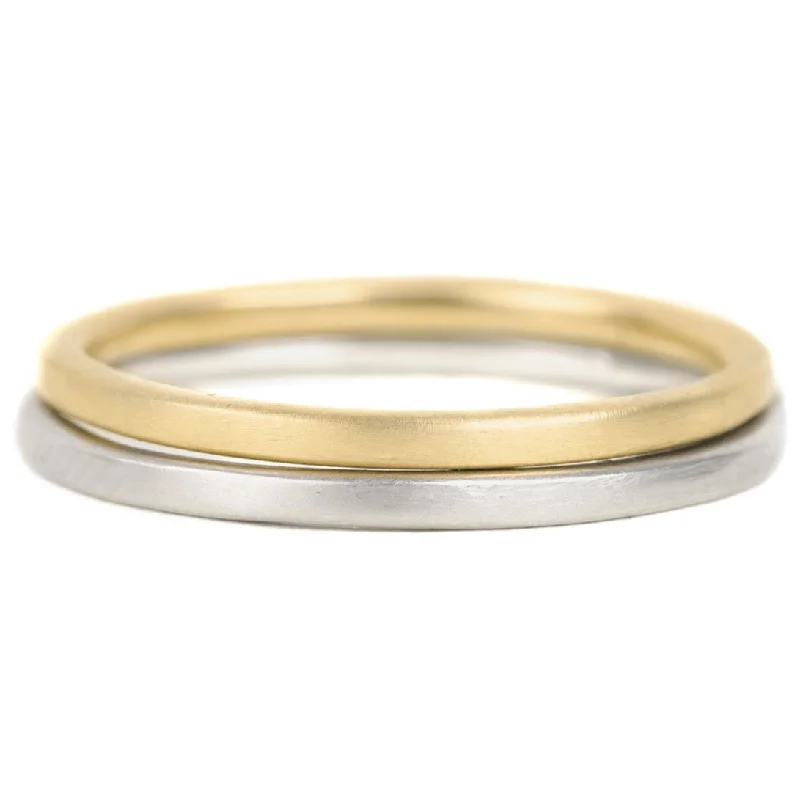 Stunning Jewelry Pieces At The Lowest Prices Ever Smooth Stacker - 18ky, 18kpw Gold Stunning Jewelry Pieces At The Lowest Prices Ever Smooth Stacker - 18ky, 18kpw Gold