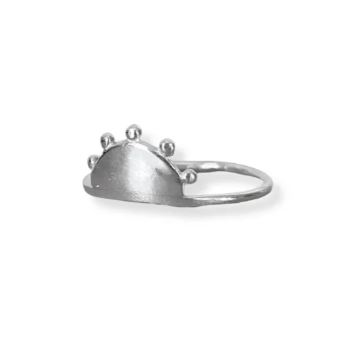 Dainty Floral Jewelry For Feminine Elegance Sol Ring in Sterling Silver by Alex Ren