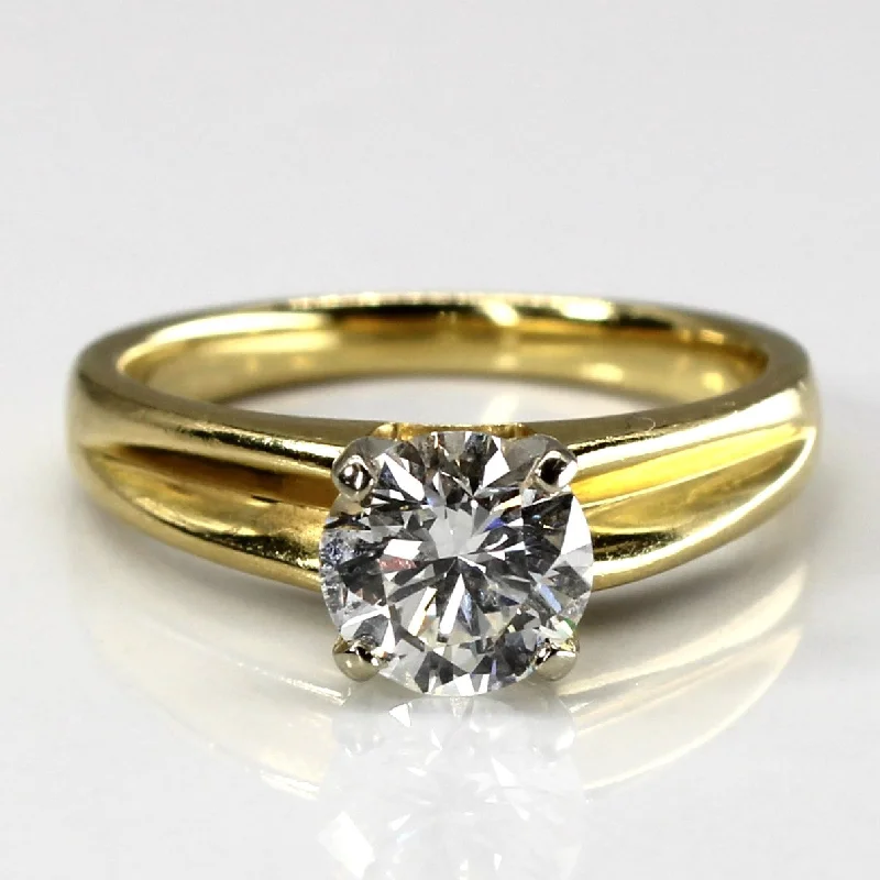 Affordable Glamour – Must-Have Jewelry At Special Rates Solitaire Diamond Yellow Gold Ring | 1.03ct SI2/I1 G/H | SZ 5.75 |