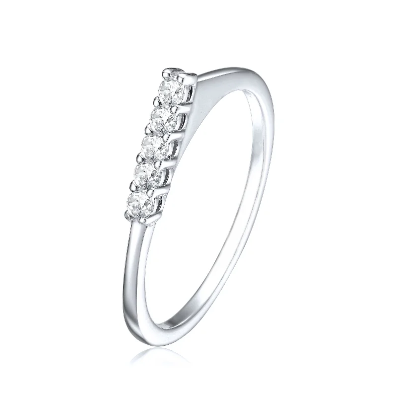 Personalized Jewelry At Special Discount Rates Camille Waterfall Stacking Ring