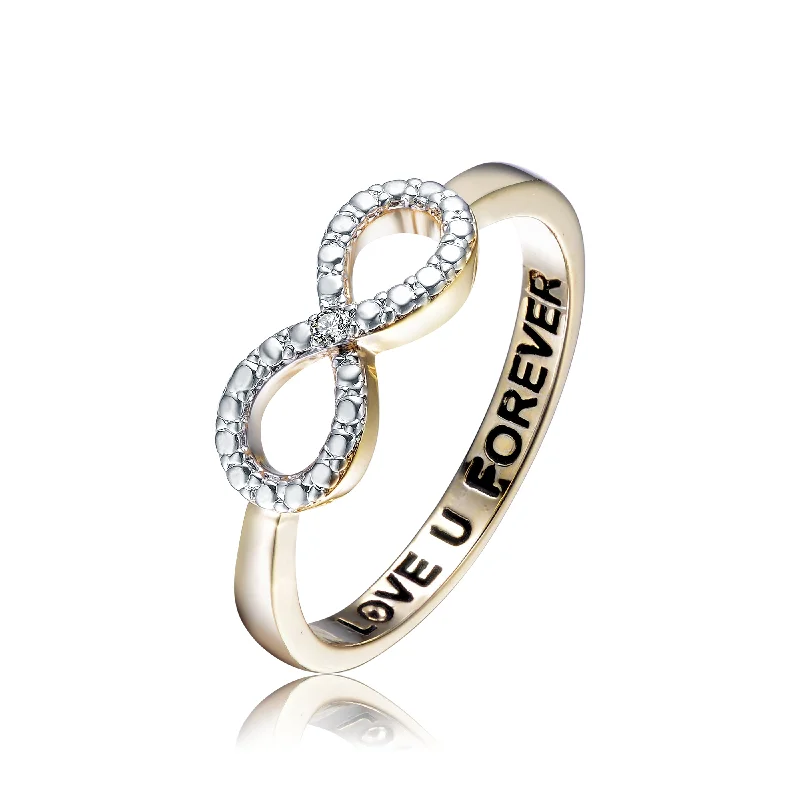 Elegant Designs, Unbeatable Discounts – Shop Jewelry Now Eternal Love Golden Ring
