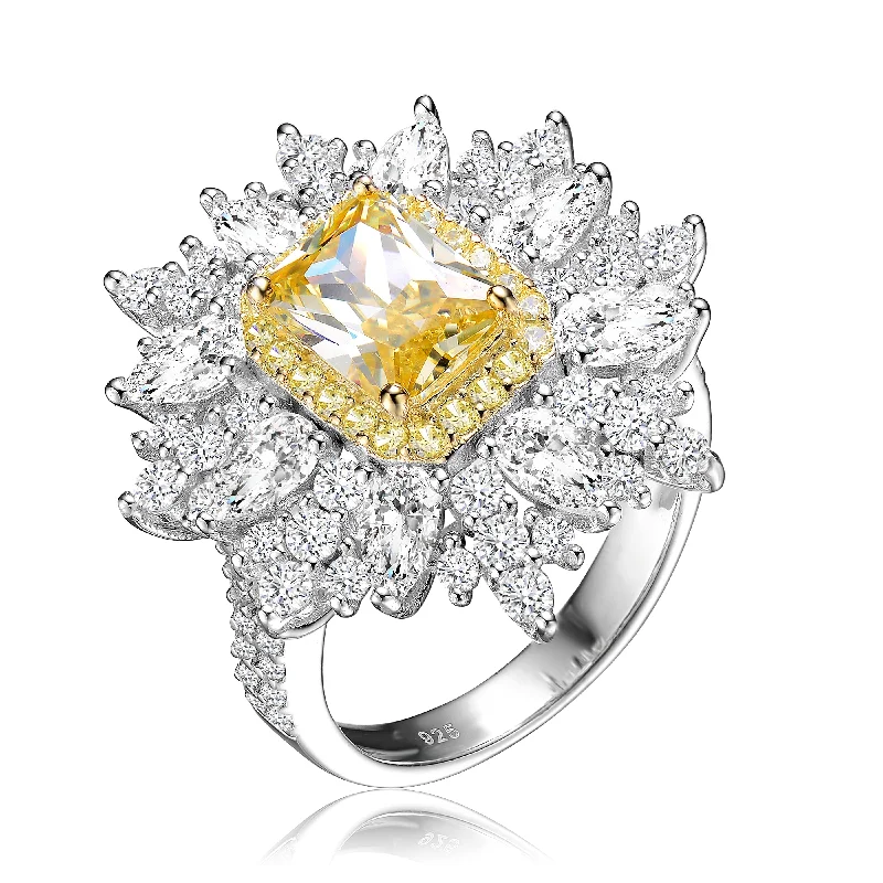 Elegant Jewelry Styles At Budget-Friendly Prices Antoinette Champagne Flower Ring