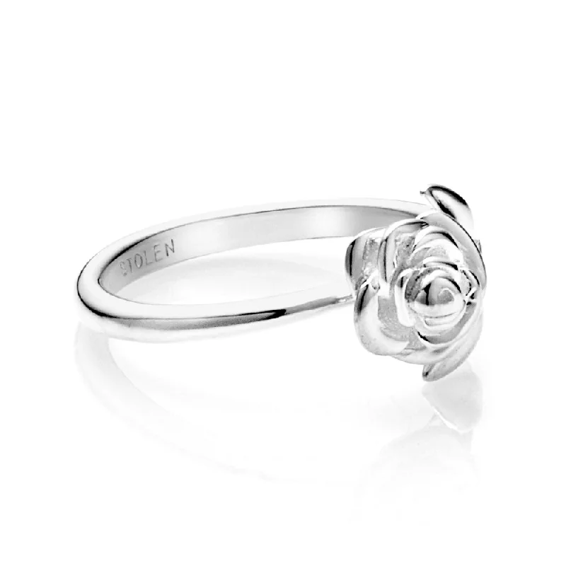 Celebrate Every Occasion With Sparkling Savings Stolen Girlfriends Club Stem Rose Ring