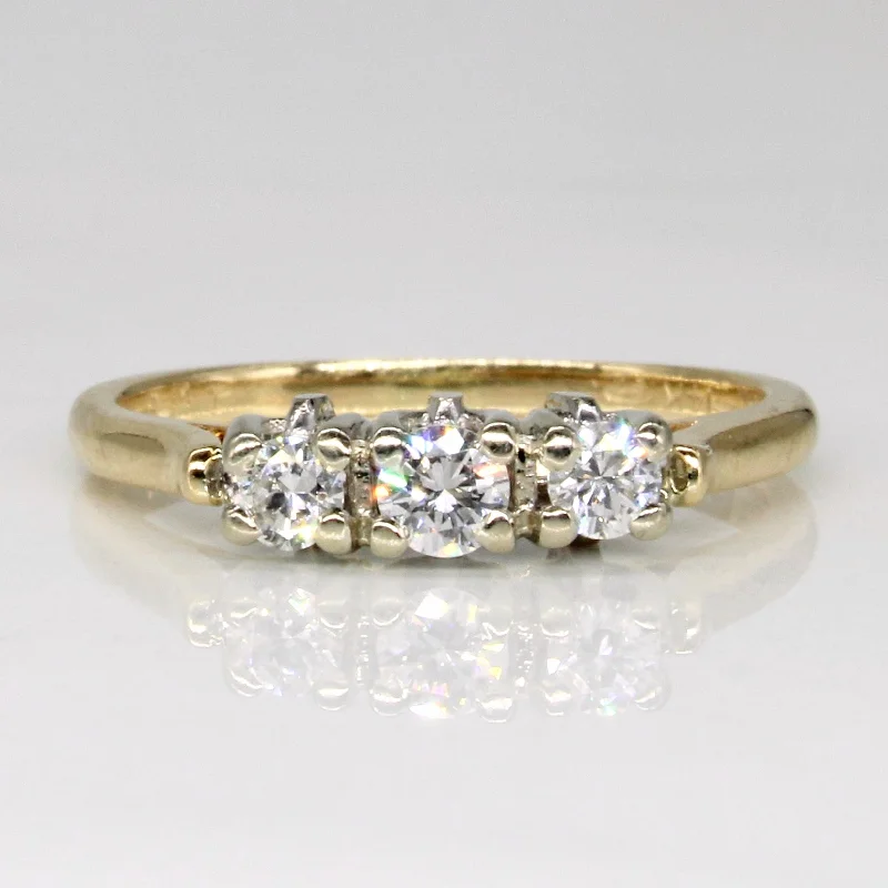 Once-A-Year Jewelry Sale – Grab Your Favorites Now Three Stone Diamond Ring | 0.24ctw | SZ 4.75 |