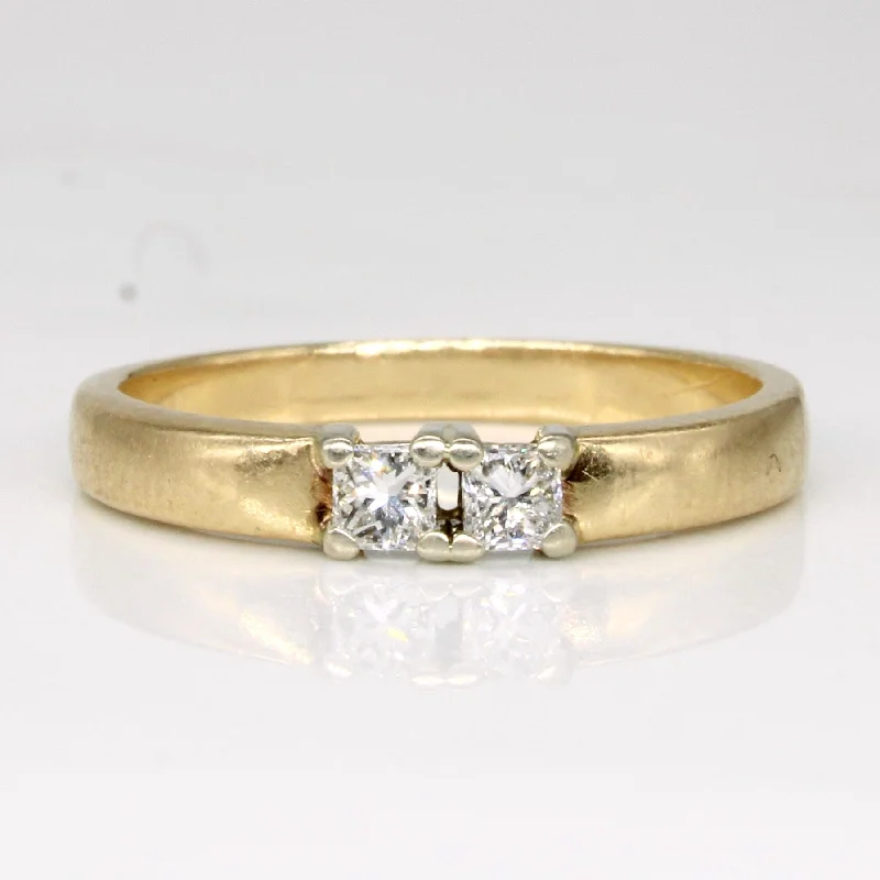 The Ultimate Jewelry Sale – Shop Premium Styles Two Stone Diamond Ring | 0.20ctw | SZ 6.25 |