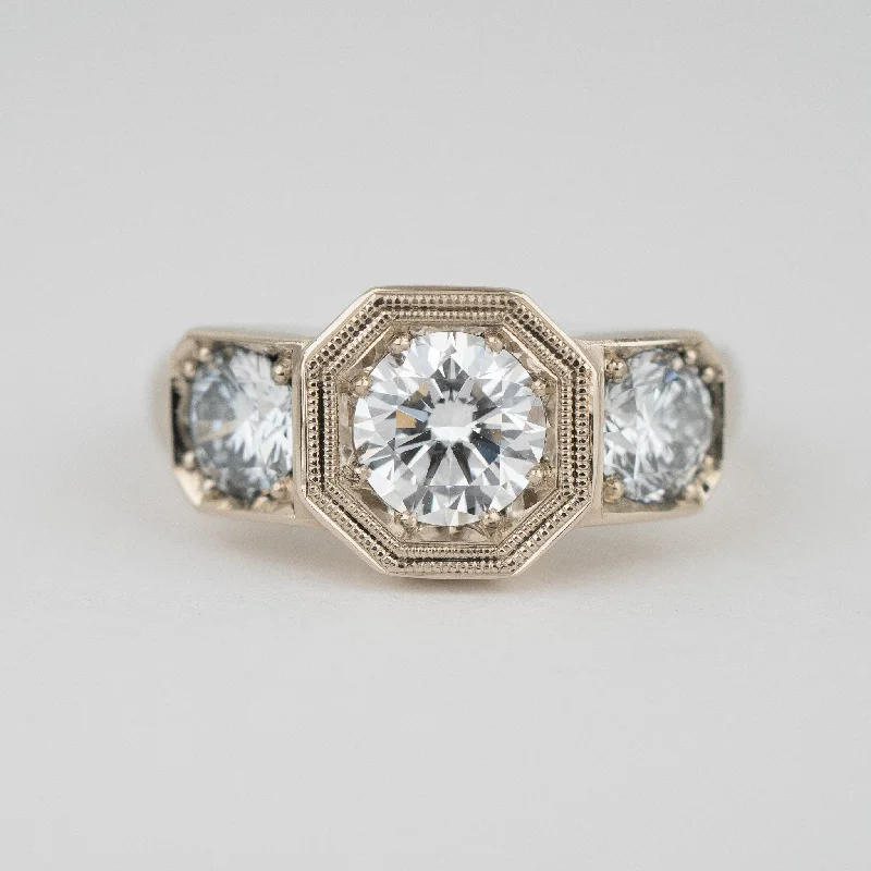 Affordable Glamour – Must-Have Jewelry At Special Rates White Octavia Ring