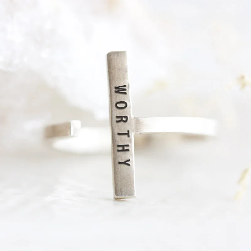 Jewelry Flash Sale – Stylish Designs At Unbeatable Rates Worthy: Single Bar Ring by Christina Kober