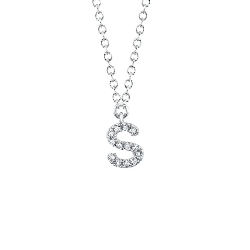 Clearance Sale On High-End Jewelry Collections 18" 0.05 ctw Diamond Initial Stationary Pendant Necklace | 10275240 Clearance Sale On High-End Jewelry Collections 18" 0.05 ctw Diamond Initial Stationary Pendant Necklace | 10275240