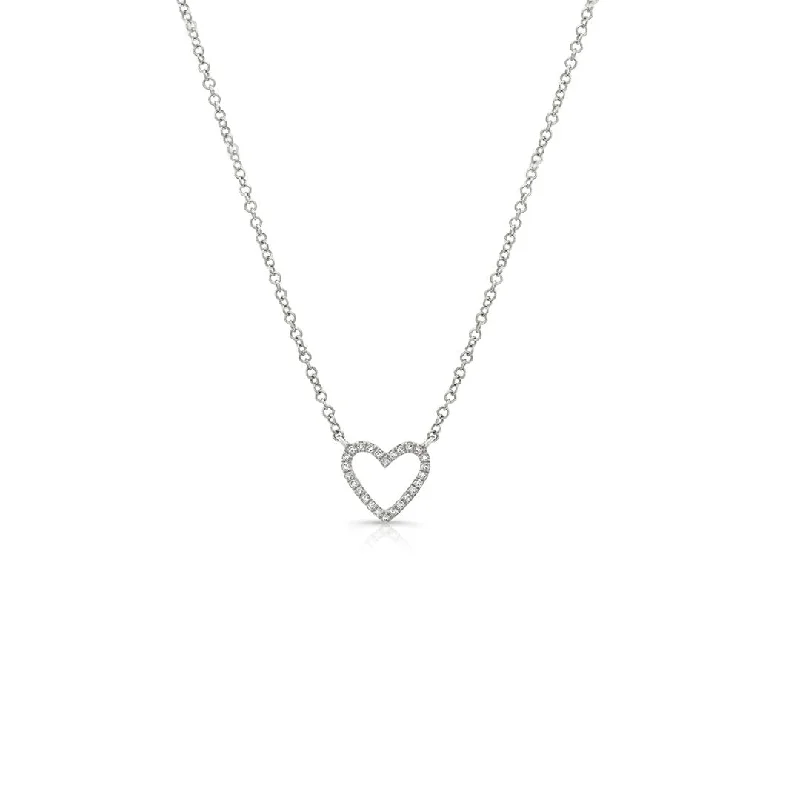 Chic And Stylish Jewelry At Discounted Prices 18" 0.07 ctw Diamond Stationary Pendant Necklace | 10270542
