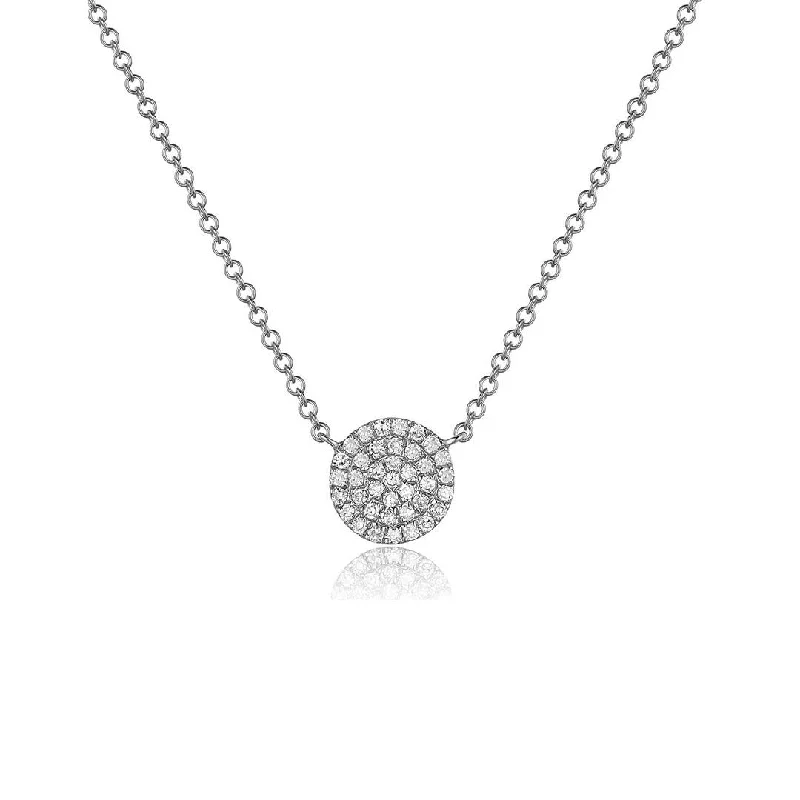 Shop Jewelry That Shines Without The High Price 0.12 ctw Diamond Pave Necklace