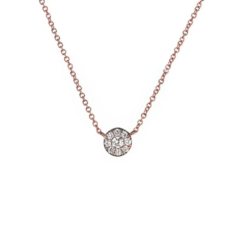 Shop Handcrafted Jewelry At Special Promotional Rates 18" 0.13 ctw Diamond Stationary Pendant Necklace | 10270613