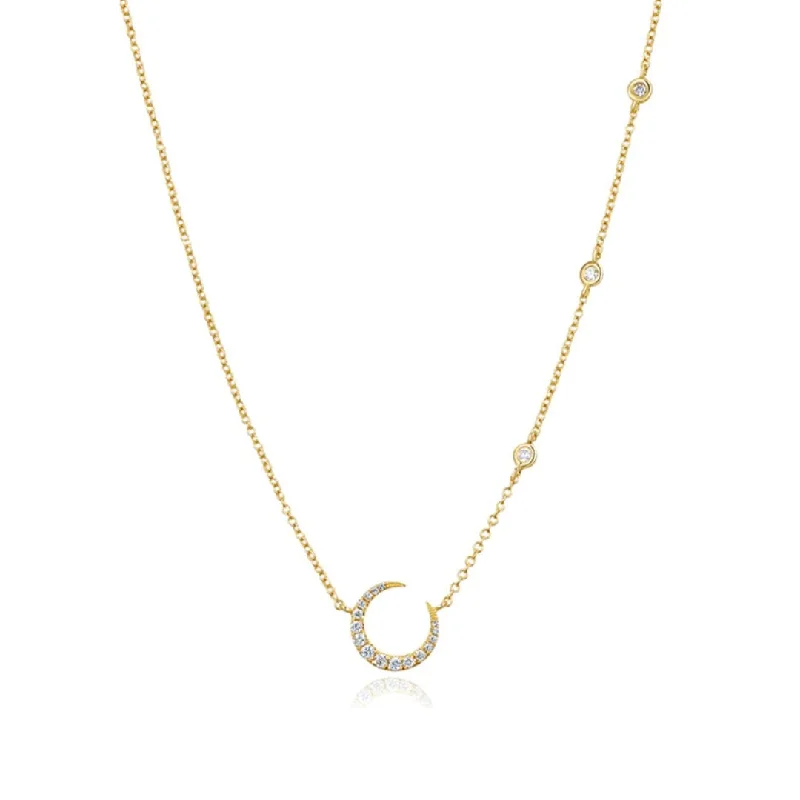 Elegant Jewelry, Exclusive Prices – Shop Now 18" 0.18 ctw Diamond Stationary Pendant Necklace | 10266443