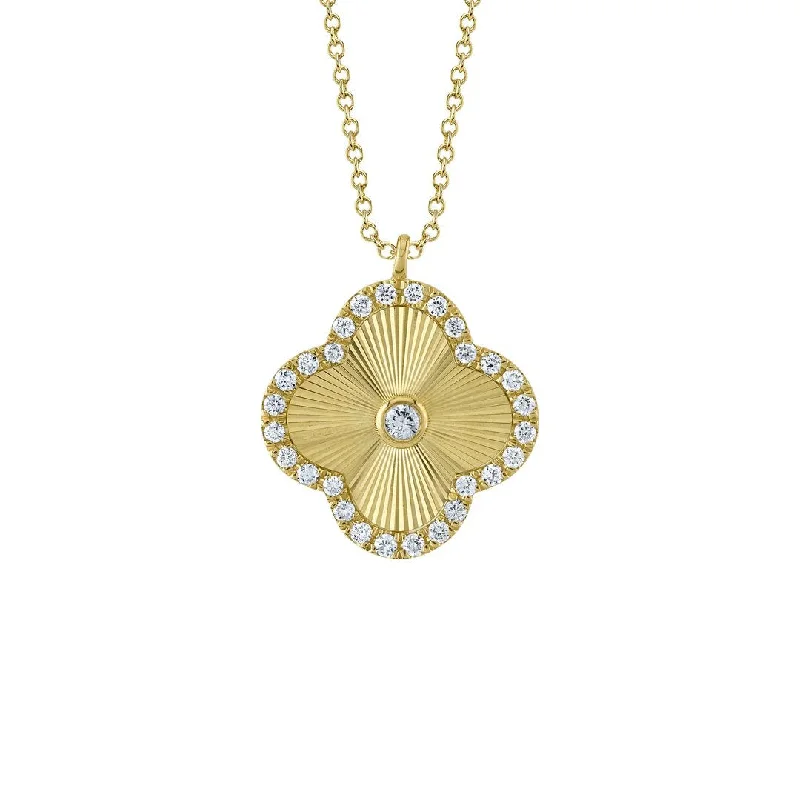 Must-Have Jewelry Pieces At Reduced Prices 0.22 ctw Diamond Clover Pendant Necklace Must-Have Jewelry Pieces At Reduced Prices 0.22 ctw Diamond Clover Pendant Necklace