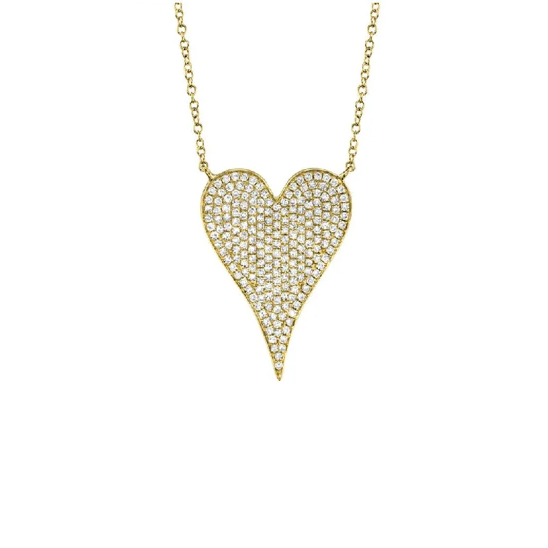 Don't Miss Our Biggest Jewelry Sale Of The Season 0.43 ctw Diamond Heart Necklace