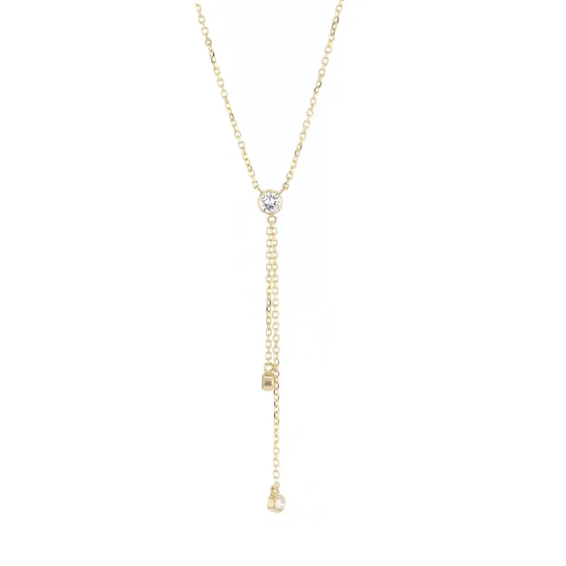Limited-Time Offer On Premium Jewelry Collections 18" 0.45 ctw Diamond Lariat Necklace Limited-Time Offer On Premium Jewelry Collections 18" 0.45 ctw Diamond Lariat Necklace