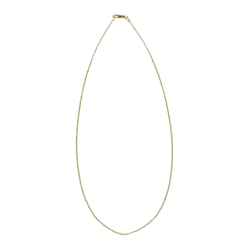 Timeless Elegance, Temporary Discounts – Act Fast 14k Ball Chain Necklace