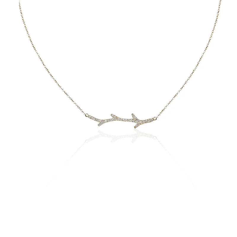 Save On Luxury Jewelry Pieces – Limited-Time Offers 14k Dainty Branch Necklace