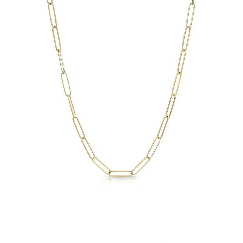 Must-Have Jewelry Pieces At Reduced Prices 14k Elongated Paperclip Chain