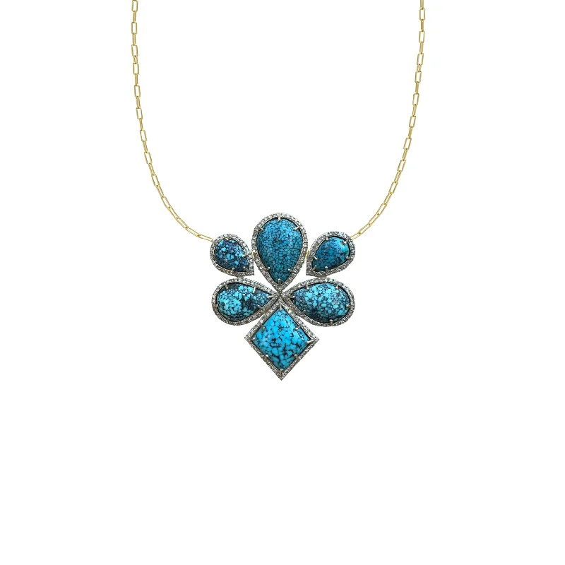 Shine In Style – Shop Jewelry Discounts Today 14k Free Form Kingman Turquoise Necklace