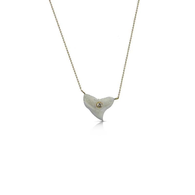 Exclusive Jewelry Sale Event – Shop Now 14k Sharks Tooth Dainty Necklace