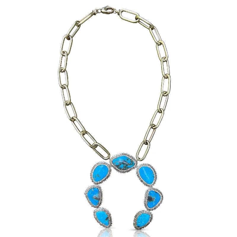 Stunning Jewelry At A Fraction Of The Price 14k Squash Blossom Jumbo Chain Necklace