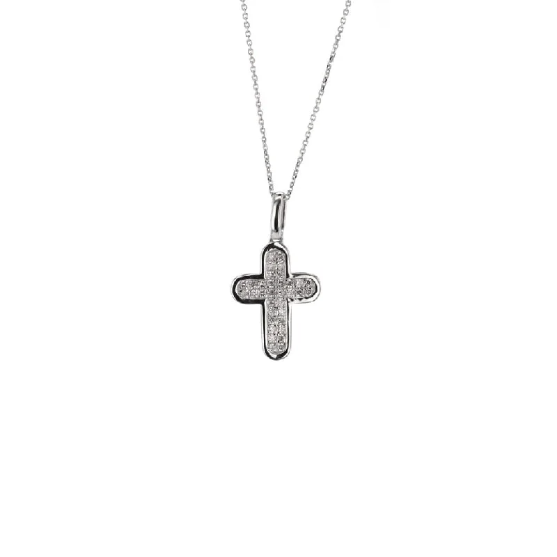 Grab Exquisite Jewelry At The Lowest Prices 18" 0.20 ctw Diamond Cross Pendant Necklace | M10278602 Grab Exquisite Jewelry At The Lowest Prices 18" 0.20 ctw Diamond Cross Pendant Necklace | M10278602