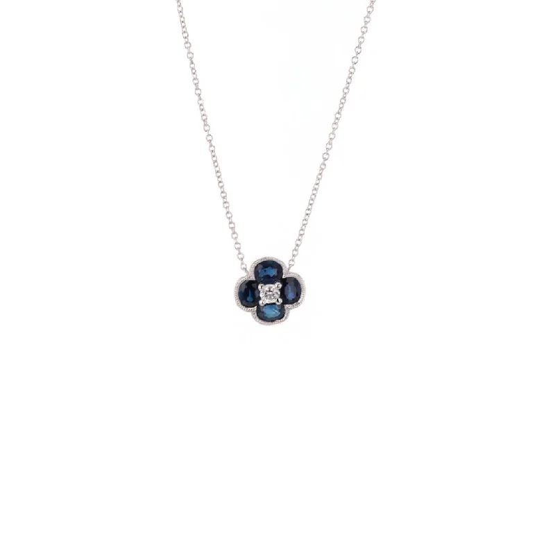 Best Jewelry Deals – Shop Premium Pieces At Great Prices 18" Blue Sapphire & Diamond Pendant Necklace | M10278588 Best Jewelry Deals – Shop Premium Pieces At Great Prices 18" Blue Sapphire & Diamond Pendant Necklace | M10278588
